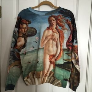 ❤SALE❤ "The Birth of Venus" Crewneck Sweater